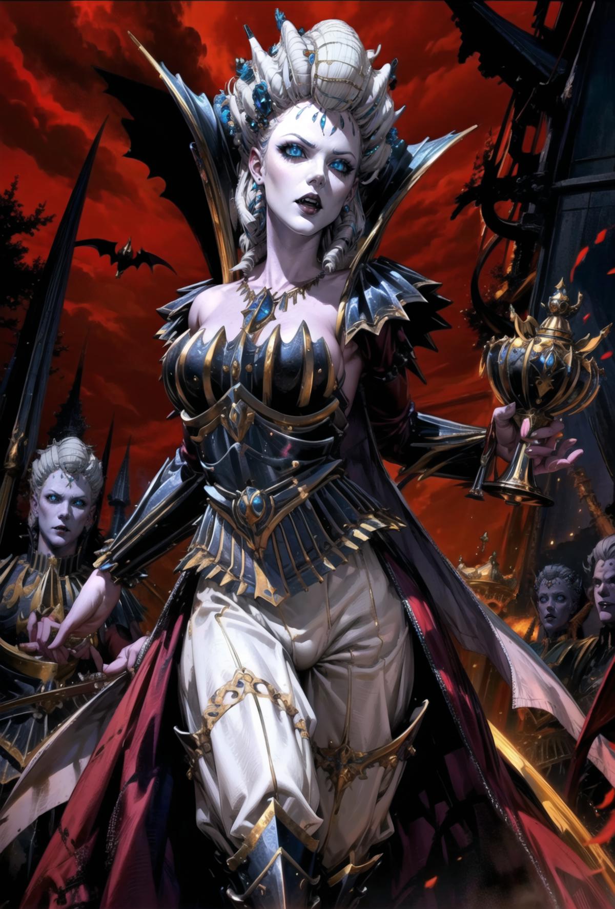 Isabella von <b>Carstein</b> - Warhammer Fantasy - v1.0 Stable Diffusion LoRA Civi...