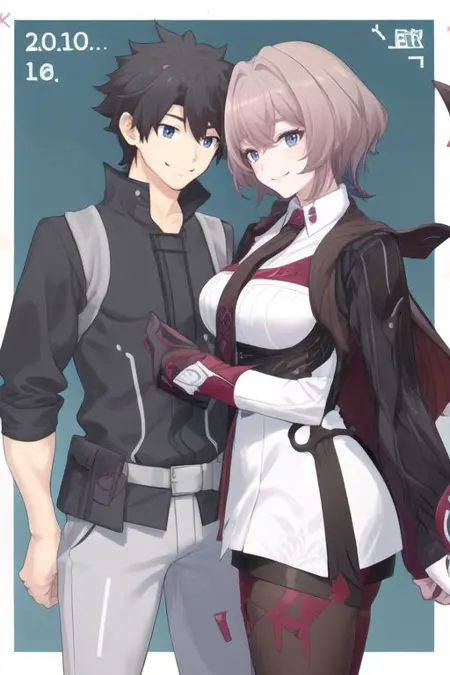 Ritsuka Fujimaru x Lantern (Fate/Grand Order x Honkai Impact 3rd)