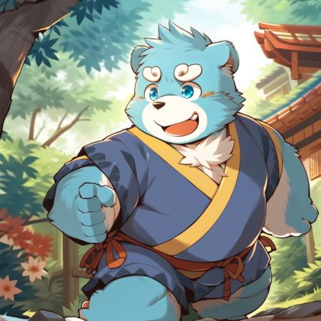 shiquanhao, furry, blue bear