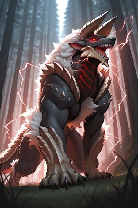 Zinogre (Monster Hunter) Pony/iLLus