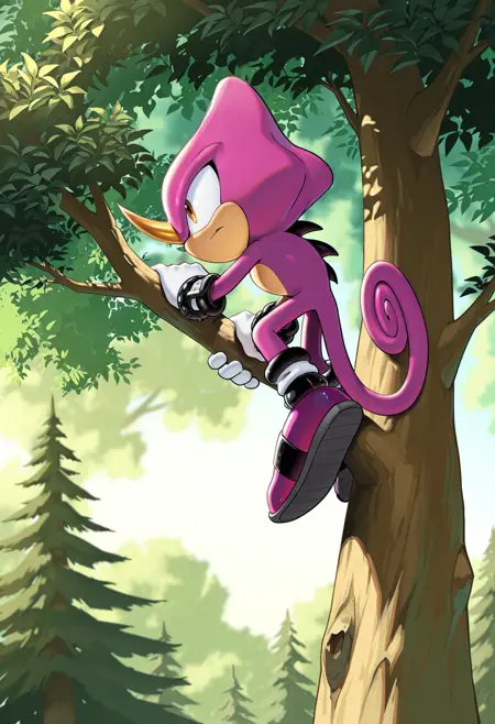 Espio the chameleon (sonic)