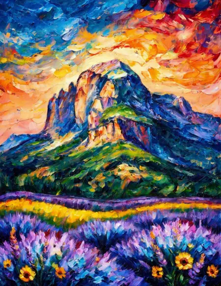 Chunky Chromatism :  Expressive Impressionism Painting Style  [FLUX/CHROMA]