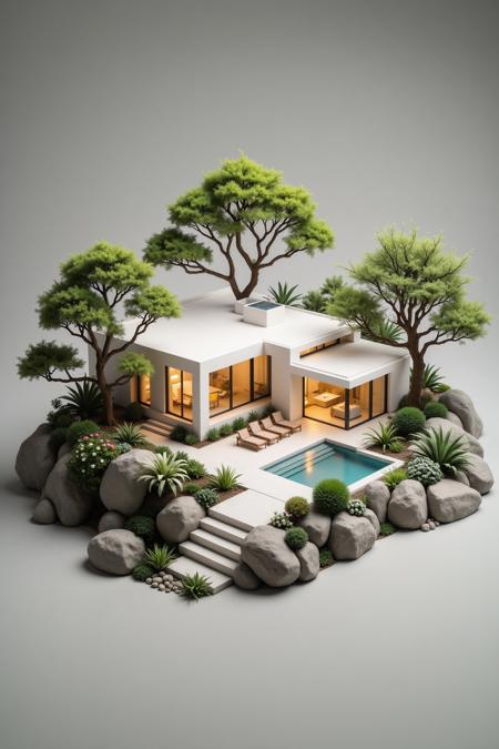 DT_Miniature Architectural Landscaping_Villa Landscape Generation v1.0
