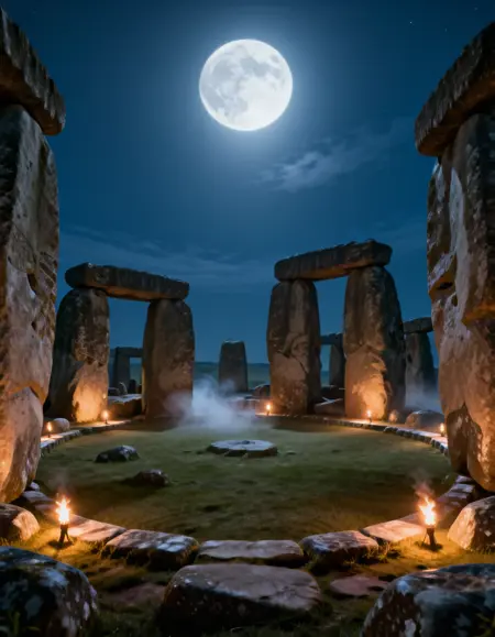 center of Stonehenge