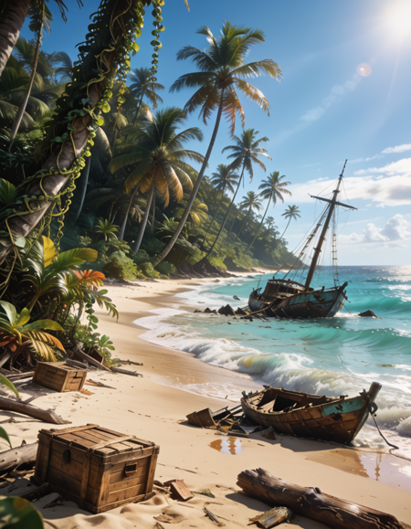 tropical island shoreline pony v1.0