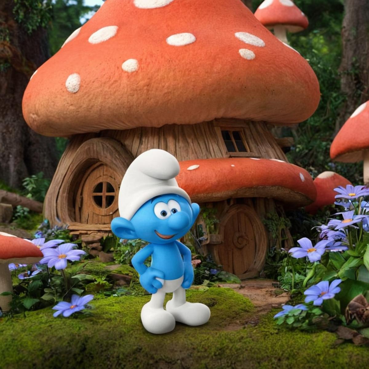 The Smurfs - SDXL image by PhotobAIt