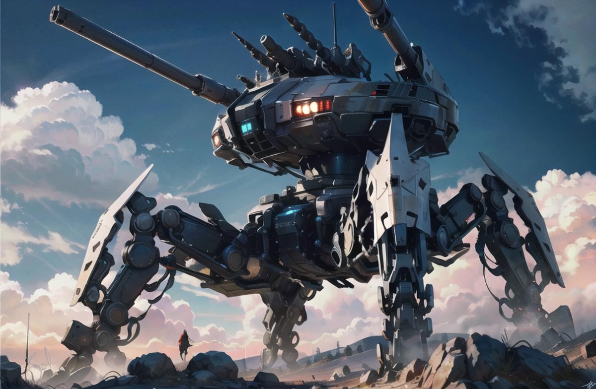 mecha (quadruped mechas) image by RIM0