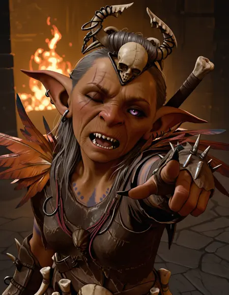 Priestess Gut - Female Goblin [Baldur's Gate 3]