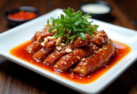 Flux-口水鸡-Steamed Chicken with Chili Sauce koushuiji