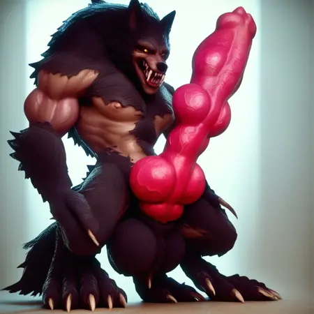 Double Knotted Penis