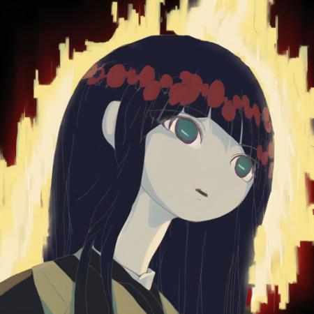 <lora:naniyattemoumakuikanai:1>, 

asmiyoukai,

full body, 

<lora:avo_rifl_08-02:1> 1girl, empty eyes, expressionless, miko uniform, fire on face, fire on hair, black hair