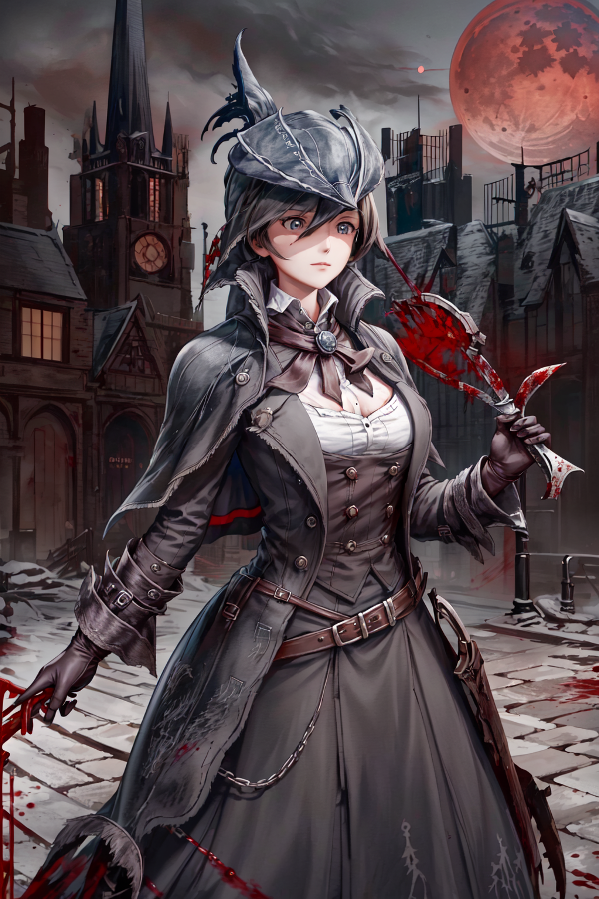 Bloodborne Hunter - by EDG image by anonymoose1234