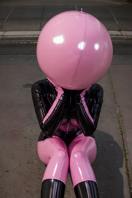 Inflatable Latex Ballhood
