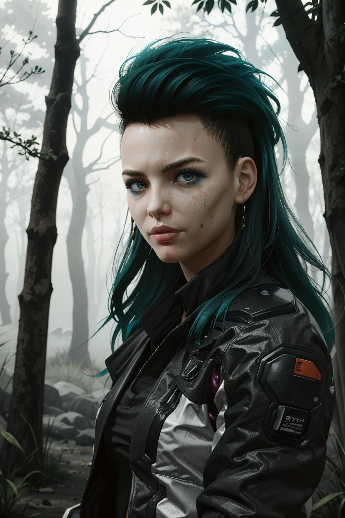 Young Rogue from Cyberpunk 2077 image by BloodRedKittie