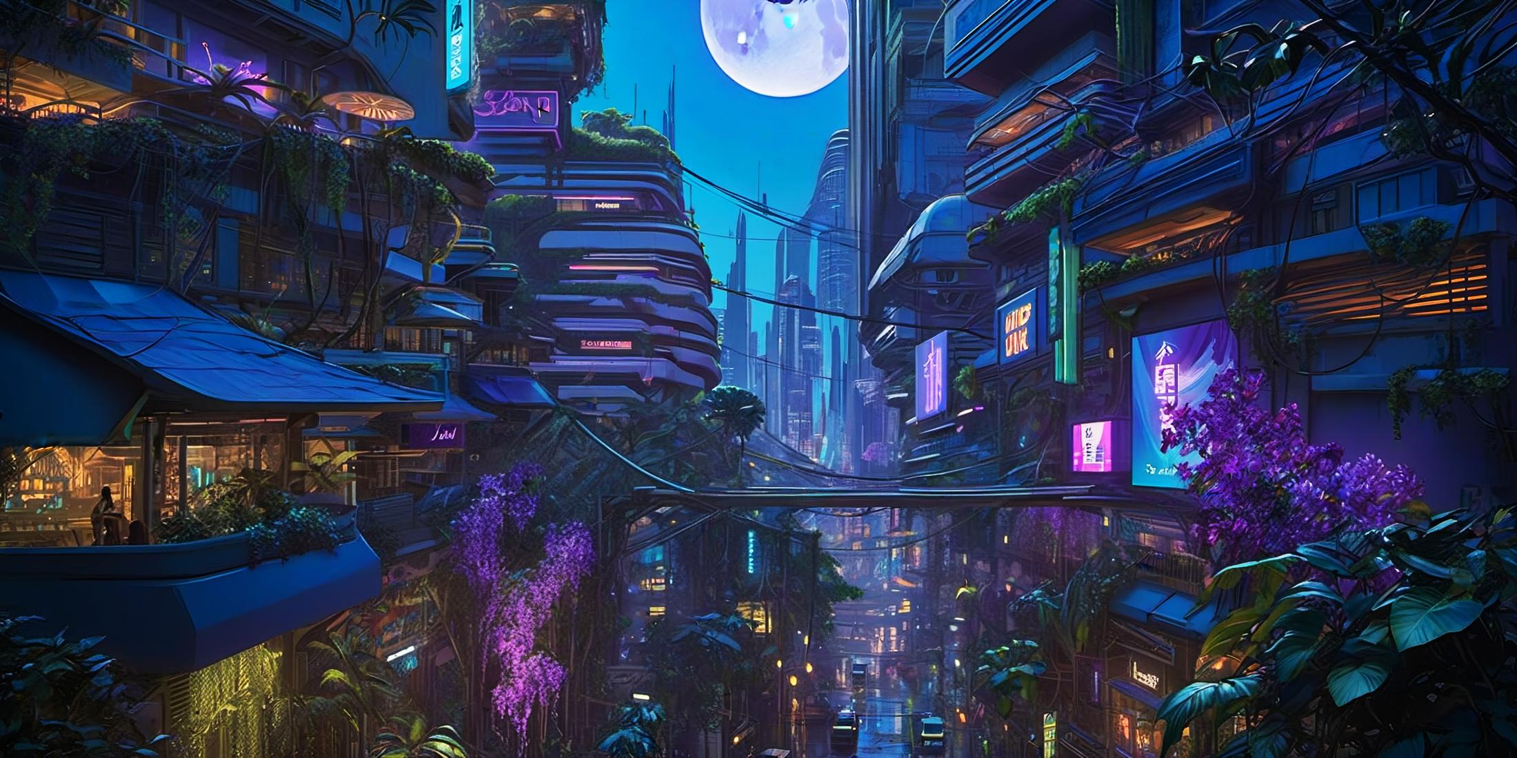 Leon Tukker - Solarpunk city