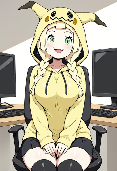 Lillie Mimikyu: Mimi-cutie | リーリエ  ミミッキュ (Pokemon) [Illustrious]