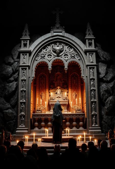 Down before your,
Holiest of altars