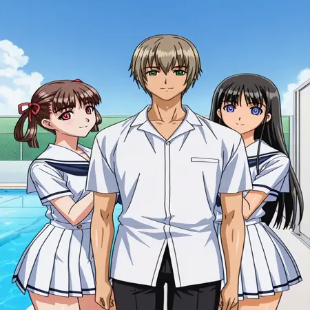 Sora no Iro Mizu no Iro Character Style (Anime)