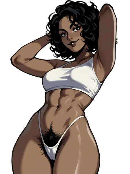 Excessive Pubic Hair | Concept LoRA | SDXL Pony