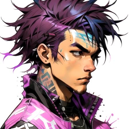 Handsome Punk Man