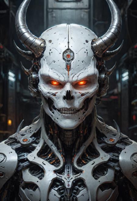 symmetrical ghost demon, cyberpunk, hyper-realistic, intricate design, insanely detailed, extremely fine details, sharp lines, steel, cinematic lighting, Photorealistic, a detailed painting, best quality, high quality, absurdres, intricate detail, masterpiece, cinematic, highly detailed, motion blur, film grain, noise, lens effects,
<lora:ClassipeintXL1.9:1>, <lora:xl_more_art-full_v1:0.3>, <lora:add-detail-xl:0.5>