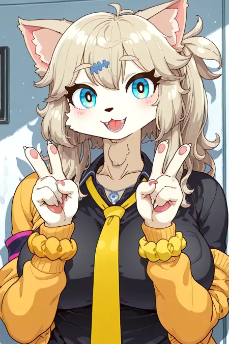 春日部つむぎ(猫) / Kasukabe Tsumugi cat girl version