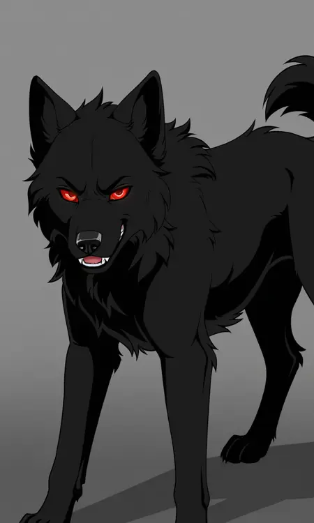 SCP-023 Black shuck