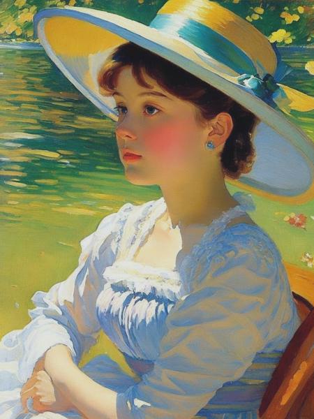 <lyco:MaryCassatt:1.0> Painting, Printmaking, Impressionism Art by Mary Cassatt