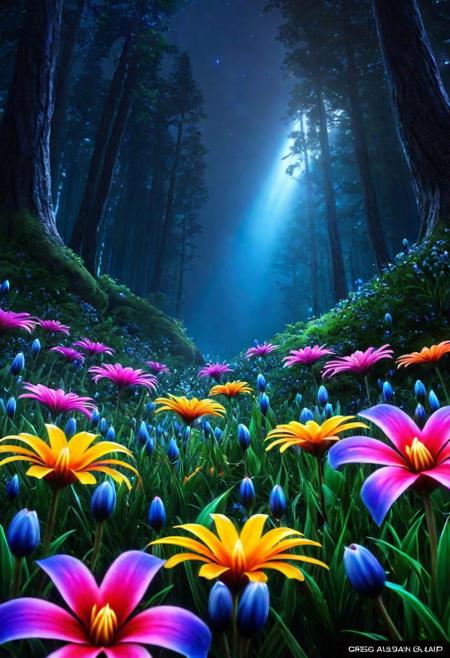 Fantasy, twinkling flowers, forest, light, sparkle, fine art, extreme details, photorealistic, matte painting" ultra highly detailed, detailed, dark bg, dark bg, rainbow color, ceramic, this one digital painting, highly detailed, intricated, intricated pose, clarity, high quality, center align, Miki Asai Macro photography, close-up, hyper detailed, trending on artstation, sharp focus, studio photo, intricate details, highly detailed, by greg rutkowski<lora:xl_more_art-full_v1:0.4>