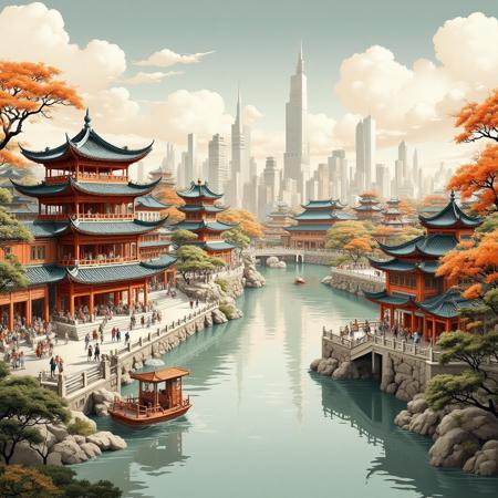 A_Traditional Chinese Architecture_Ancient Architecture Scene Generation v1.0