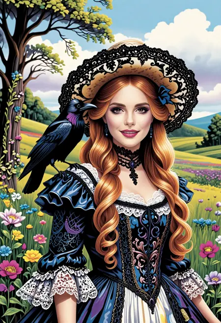 Colorful Gothic Style - Z Image Turbo