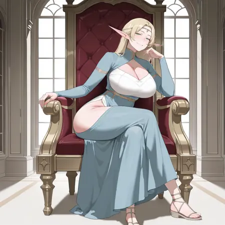 Elf Princess Elise (Elf Queen Elise) | The Wavering Throne | Sora (Soraoraora)