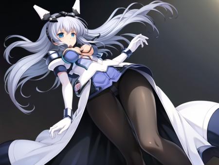 (hyper extreme detailed),(masterpeace),(hyper extreme),(photorealistic),CG,(colour:1.2), beautiful lighting,light from the front,solo, Symphonic_Sugar,light blue hair,navy blue eyes,hair ornament,long hair,white long glove,light blue short dress,black pantyhose,high heel, petite,<lora:Symphonic_Sugar:1>