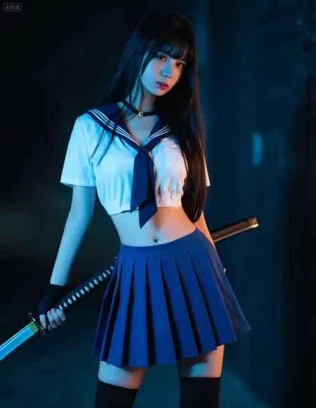 Virtual Asian Female Character 16