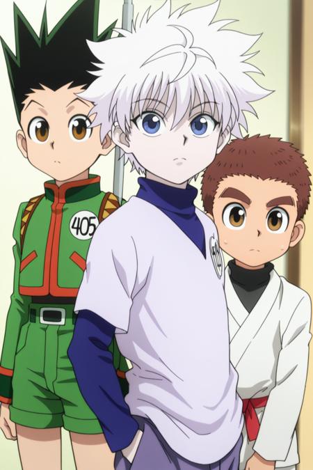 Hunter x Hunter - Gon Freecss / Killua Zoldyck / Zushi / Hisoka v2