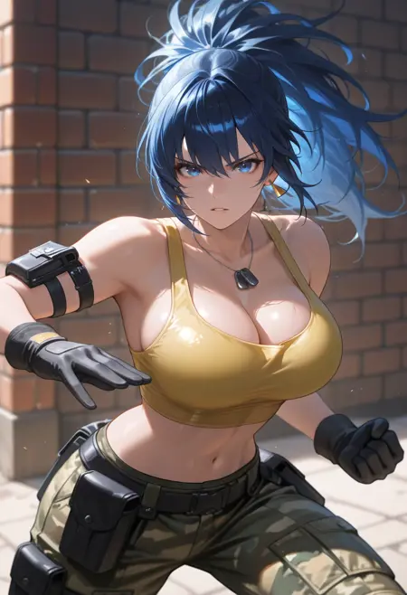 Leona Heidern - The King of Fighters l IllustriousXL (3 Outfits)