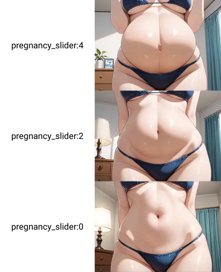Pregnancy slider