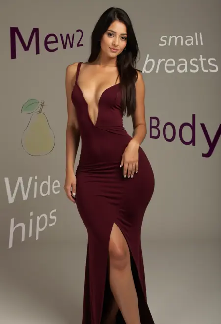 Mewtwo Body type (Pear body) Small breasts & Wide hips + big ass