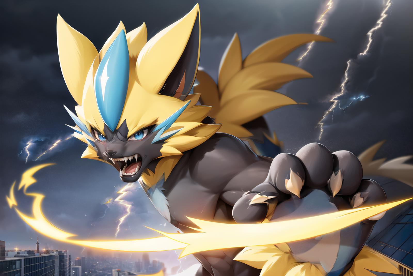 Zeraora - Pokemon | Pocket monsters image by Xatofoe