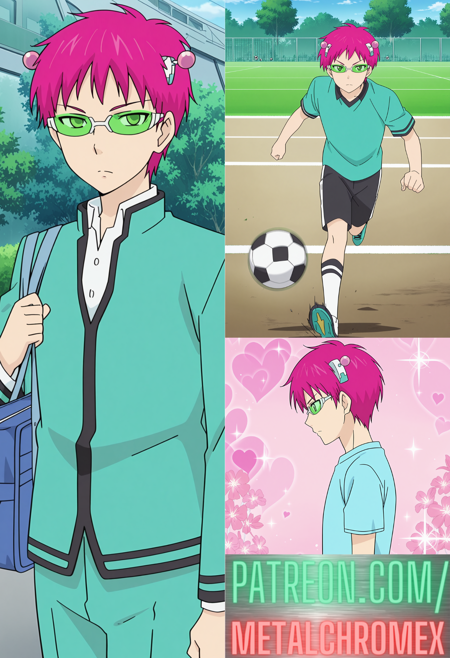 Saiki Kusuo (The Disastrous Life of Saiki K.) - 2 versions - Commission! 20 epoch version
