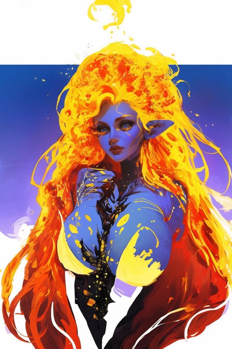 Fire hair image by sadsilly