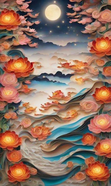 yanzhi,(((masterpiece))),best quality, illustration,beautiful detailed glow, flowers