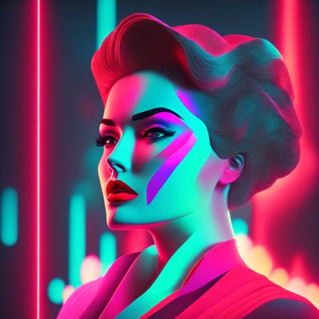 (neonpeaks style:1) an attractive woman <lora:djzNeonPeaksV21_LoraBooth:1>