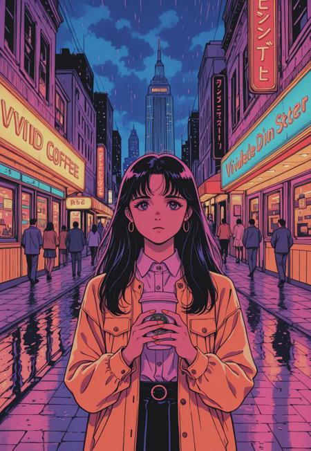 Retro Rogue Anime / Graphic Novel Style SDXL V1