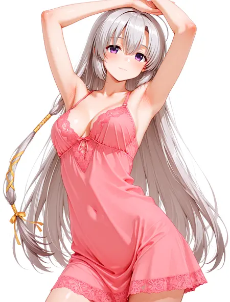 "The nightwear once known as 🎶 The Garment Formerly Known as The B-Doll 🎶." 短いナイトガウンセット(かってベ◯ー◯ールと呼称された寝間着)