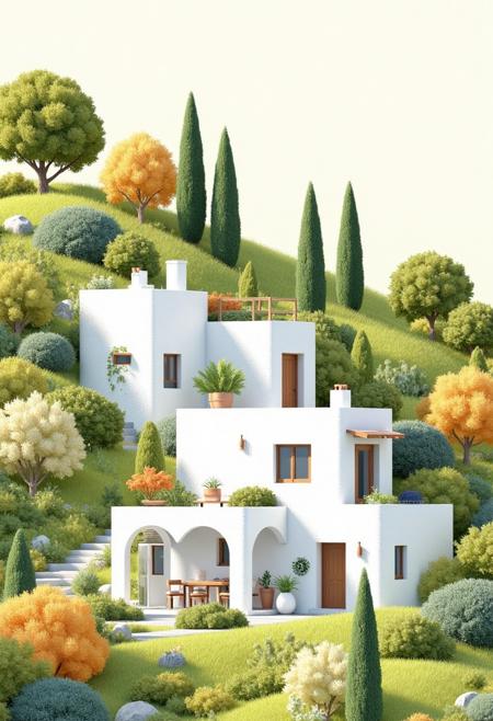 DX_Architectural Landscape Drawing_Landscape Scene Generation v1.0
