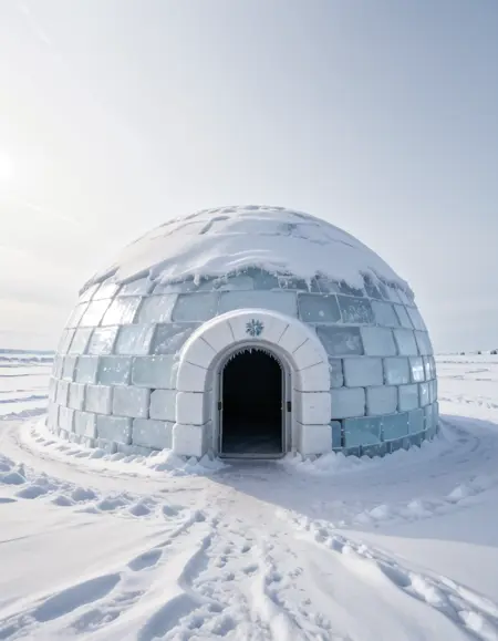 Arctic landscape pony