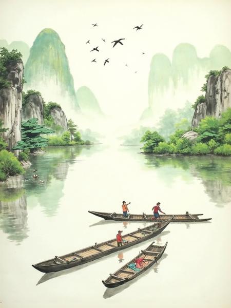 lamInkVN Vietnam Ink wash painting style | Lâm Panda v1.0