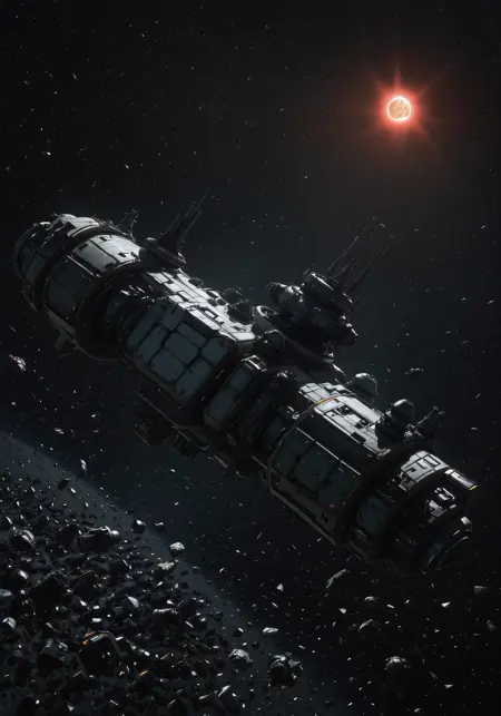 SPACESTATION AND DEBRIS 🌌 BY STX