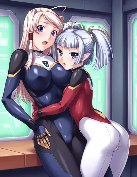 Iris & Mei Li: [Armored Warrior Iris (Game Ver.)] 装甲騎女イリス